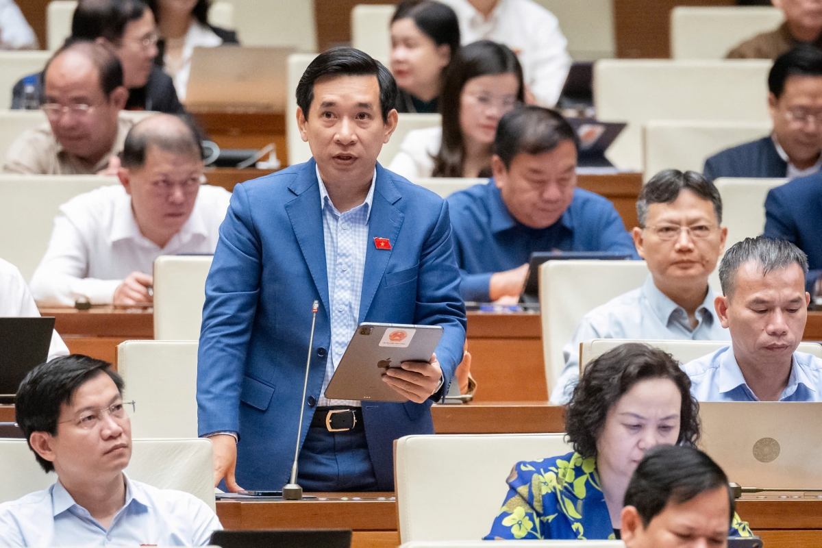 Đại biểu Nguyễn Văn Cảnh, đoàn Bình Định (Ảnh: Quốc hội)
