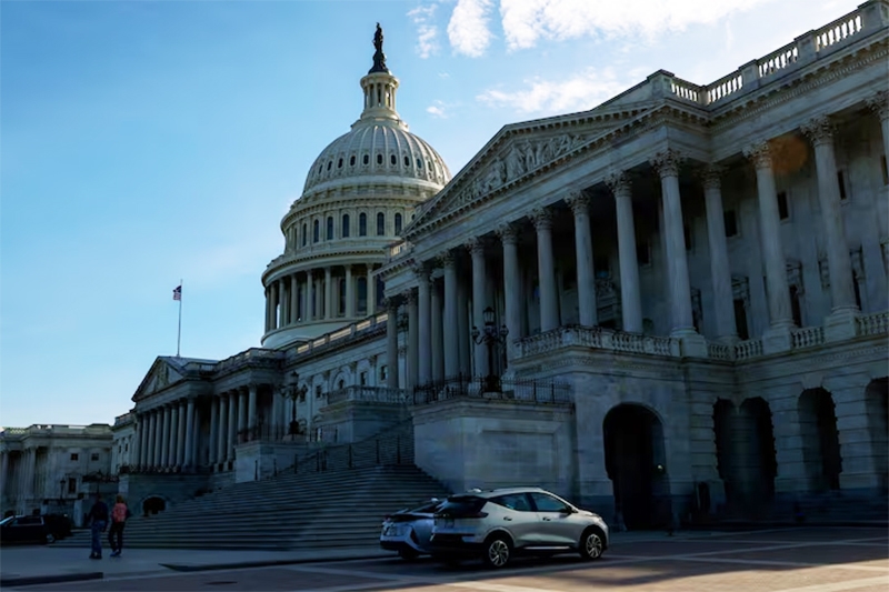 Tòa nhà Capitol, ngày 23/4/2024. Ảnh: Reuters