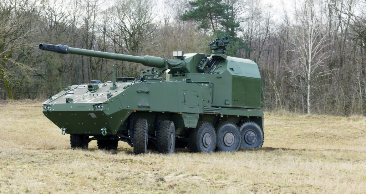 Pháo bánh lốp hạng nặng Piranha tương lai của đội Thụy Sĩ; Nguồn: army-technology.com