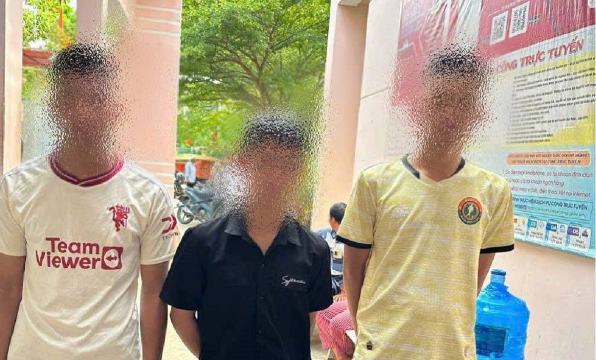 3 nạn nhân bị lừa sang Campuchia để lao động. Ảnh: CANT