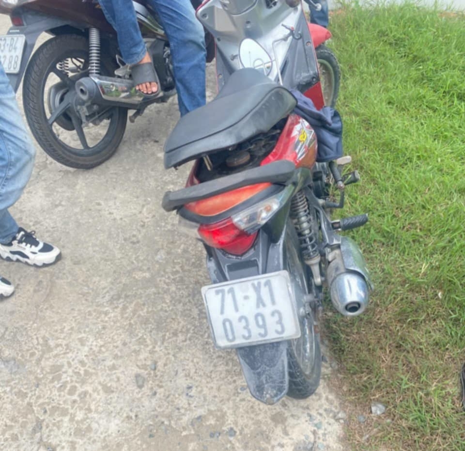 Xe người dân bi mất báo công an truy tìm tên trộm