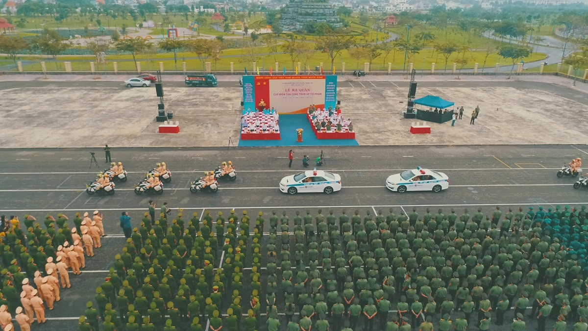 Bà Rịa - Vũng Tàu ra quân trấn áp tội phạm cuối năm.