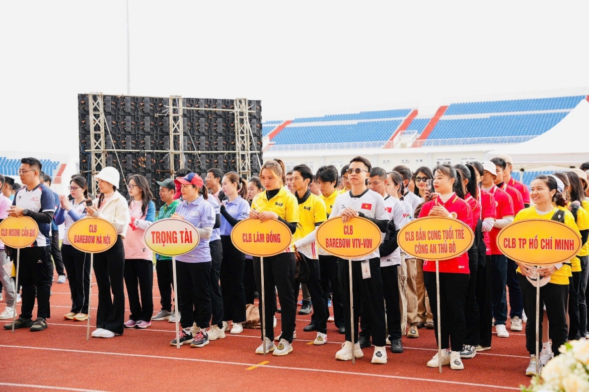 Khai mạc Giải Vô địch các câu lạc bộ bắn cung - Barebow quốc gia 2024.
