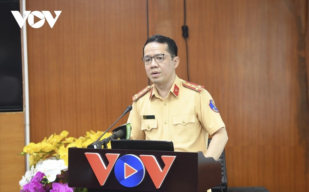 Đại tá Nguyễn Quang Nhật - Trưởng phòng Tuyên truyền, phổ biến pháp luật về trật tự, an toàn giao thông – Cục CSGT (Bộ Công an)