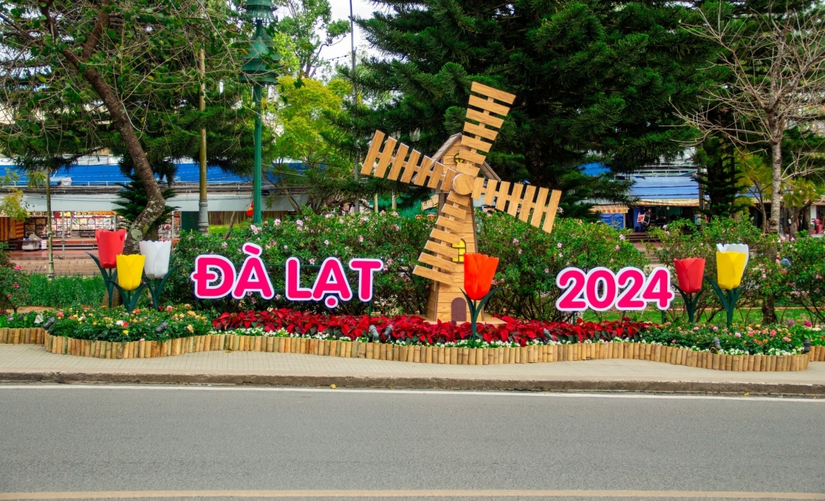 Festival Hoa Đà Lạt lần thứ 10 năm 2024 đã chính thức khai mạc từ ngày 5/12. Nguồn: Dalattourist