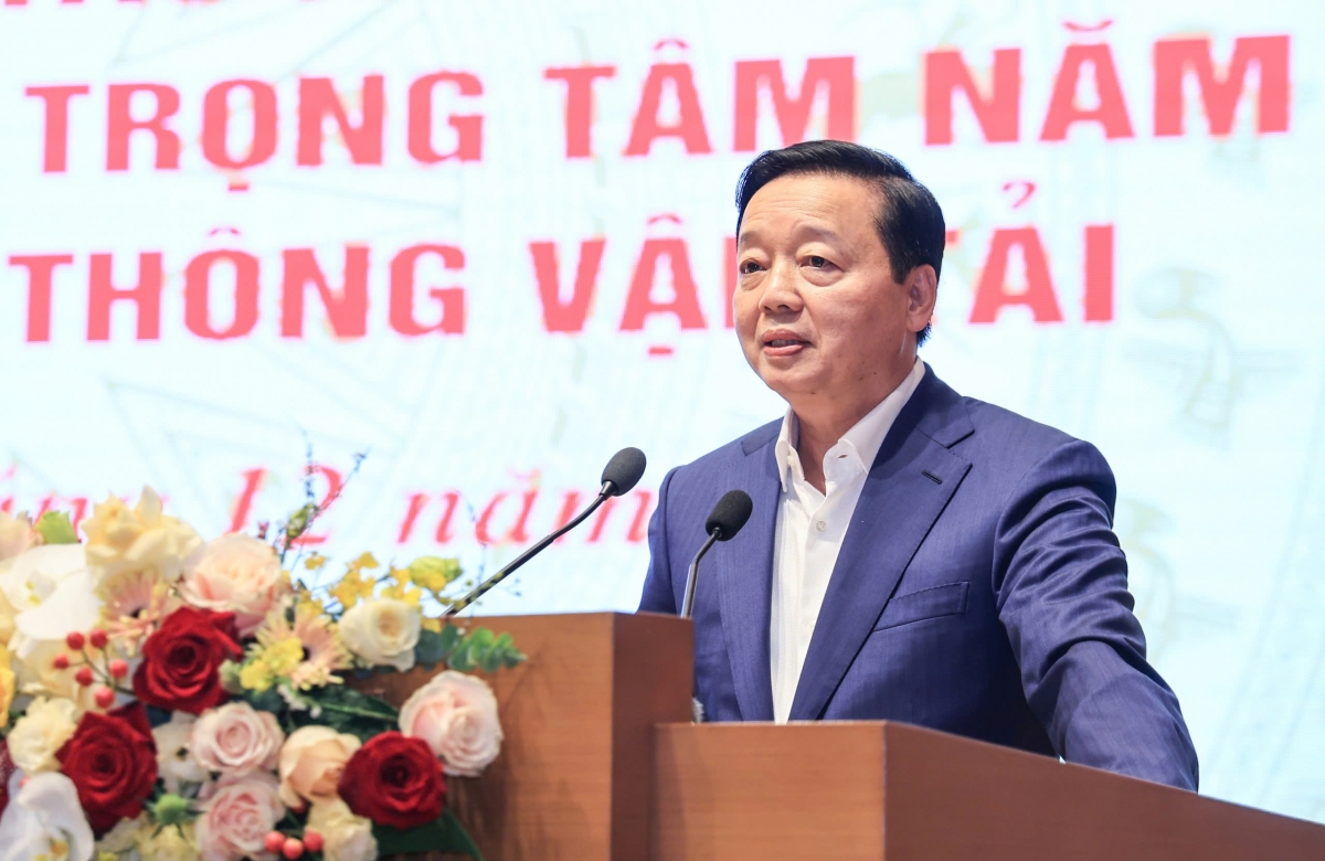 Phó Thủ tướng Trần Hồng Hà phát biểu chỉ đạo tại hội nghị.