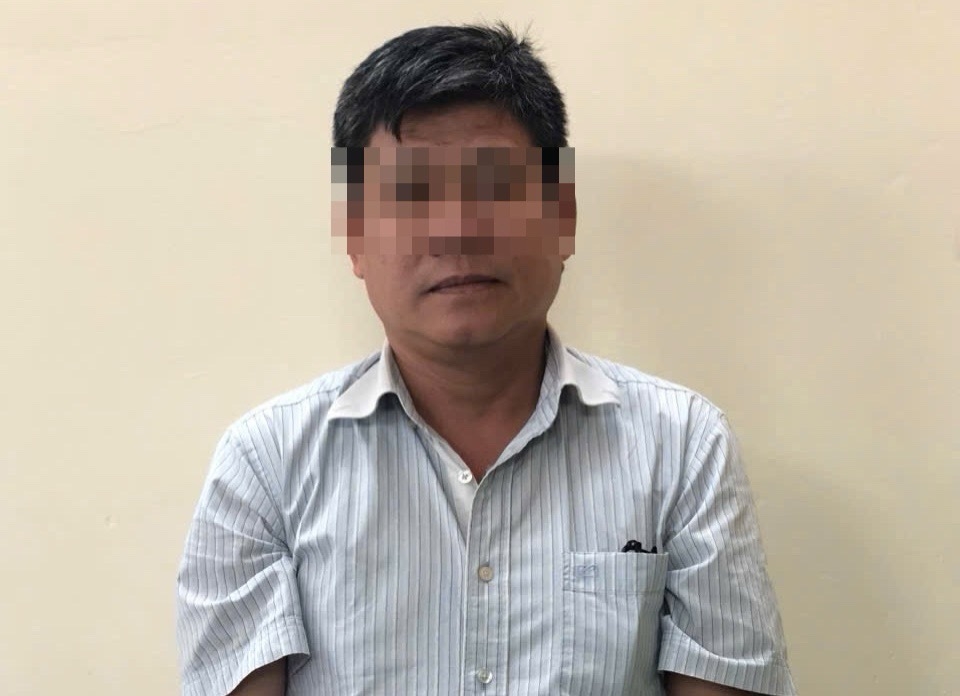 Bị can Nguyễn Duy Thức tại cơ quan điều tra. (Ảnh: CACC)