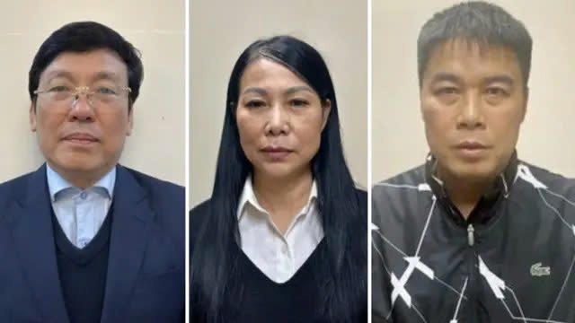 Nguyễn Văn Hậu (tức Hậu Pháo, ảnh phải) và nhiều cựu lãnh đạo tỉnh Vĩnh Phúc bị khởi tố trong năm 2024