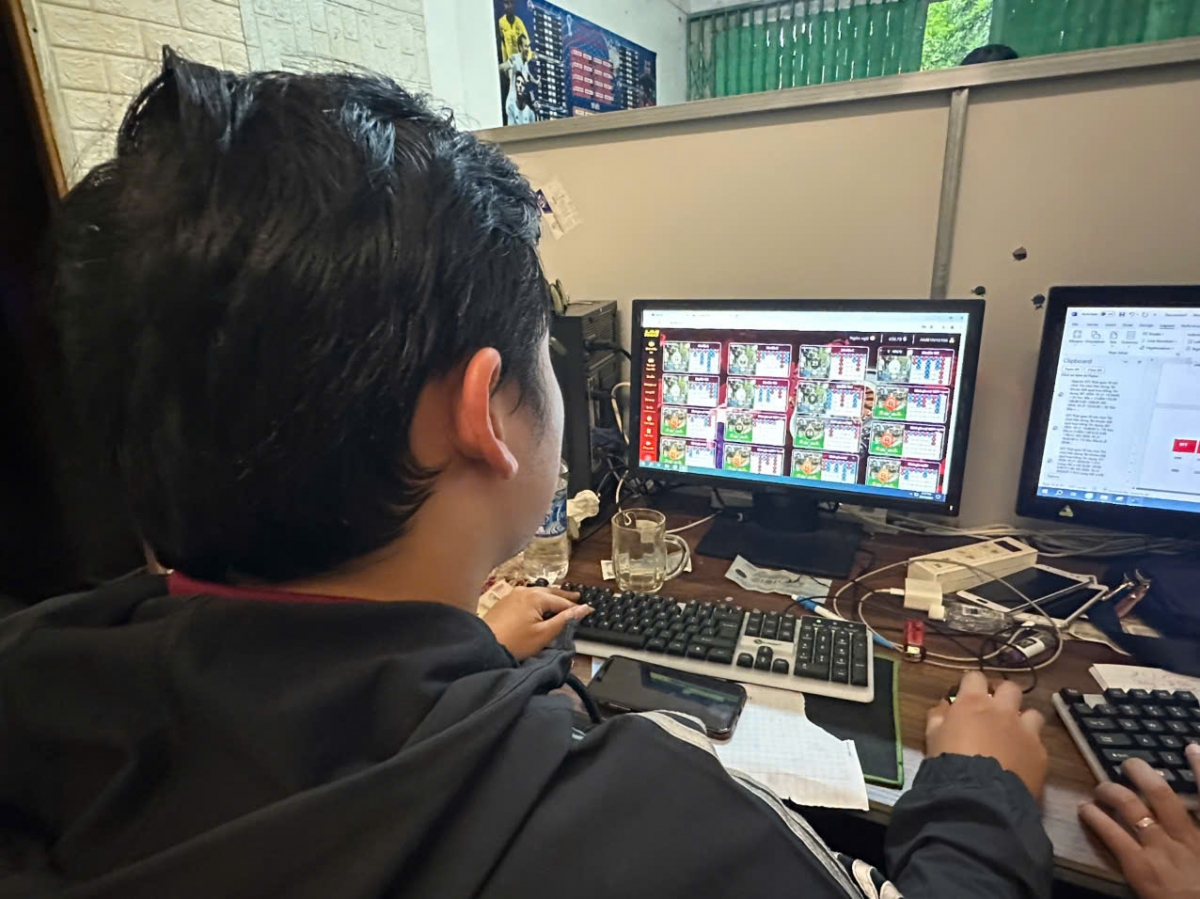 Hệ thống máy tính mà Phạm Thị Bích Ngọc dùng để tổ chức đánh bạc