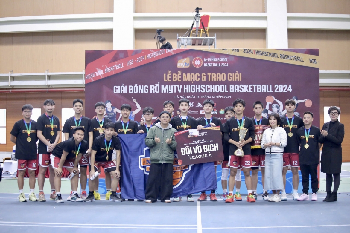 Bế mạc giải bóng rổ MyTV Highschool Basketball 2024.