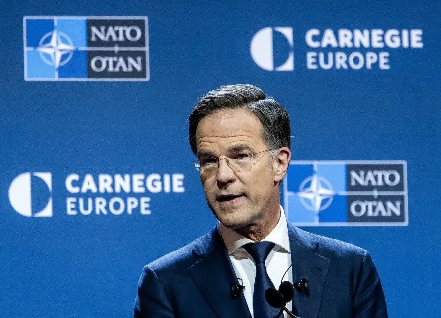 Tổng thư ký NATO Mark Rutte kêu gọi người dân châu Âu cần phải chấp nhận “hy sinh” để dồn nguồn lực ngân sách cho quốc phòng - Ảnh: Le JDD
