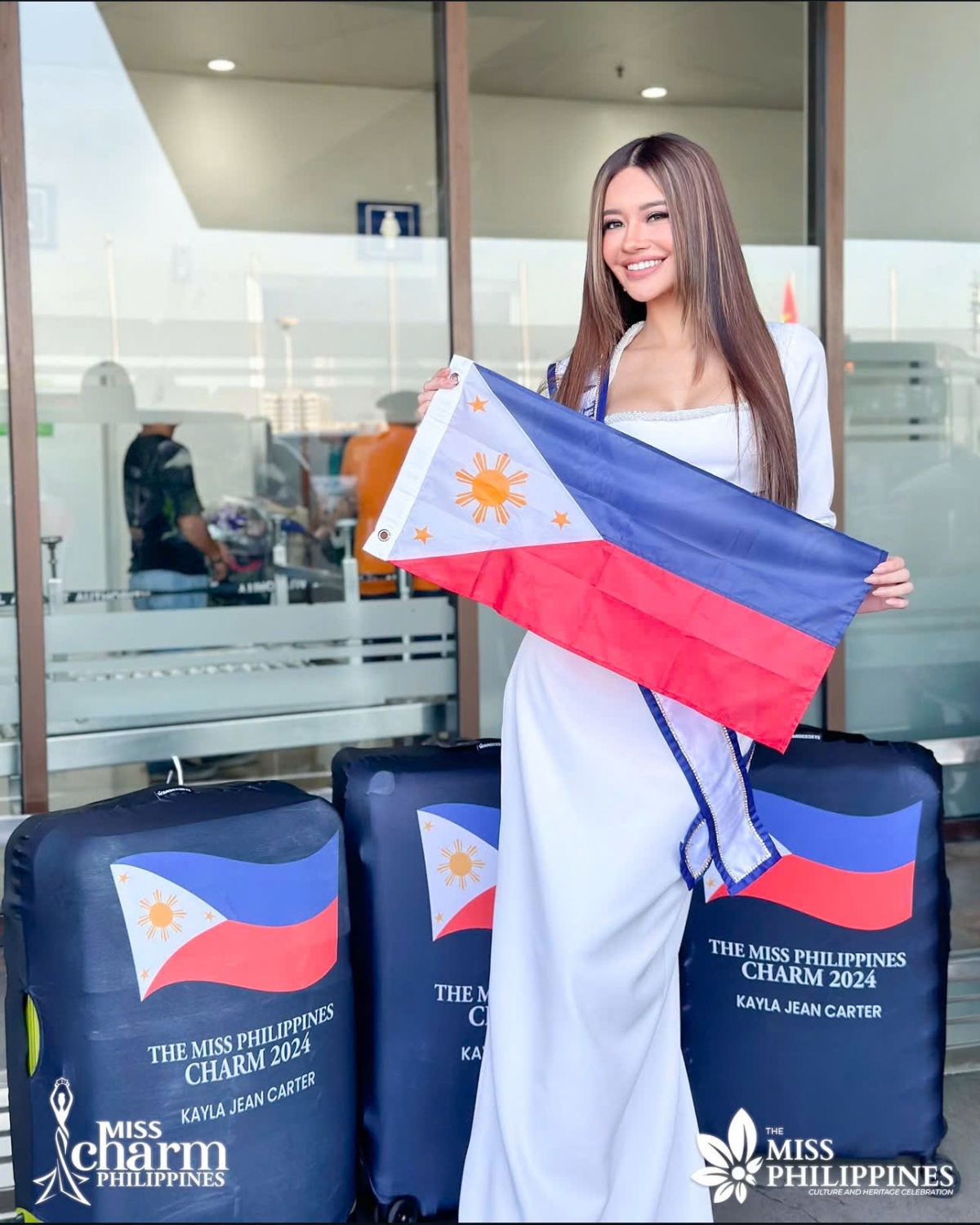 Người đẹp Kayla Jean Carter, đại diện của Philippines tham dự Miss Charm 2024