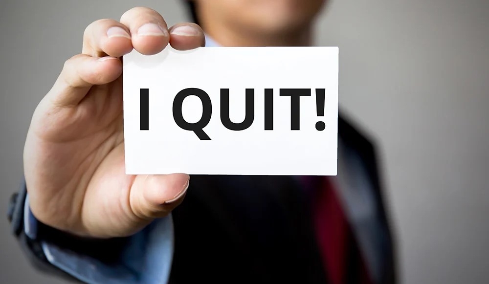 Tôi quyết định nghỉ việc. (Ảnh minh họa: Bernardmarr)