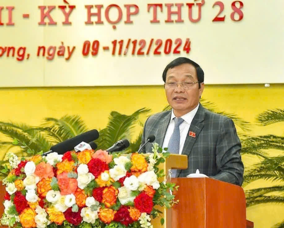Ông Lê Văn Hiệu, Phó Bí thư thường trực tỉnh uỷ, Chủ tịch HĐND tỉnh Hải Dương thẳng thắn chỉ ra những kết quả, hạn chế trong phát triển địa phương
