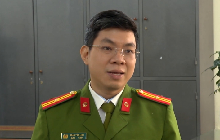 Thiếu tá Đoàn Văn Linh – Phòng Trọng án, Cục CSHS, Bộ Công an