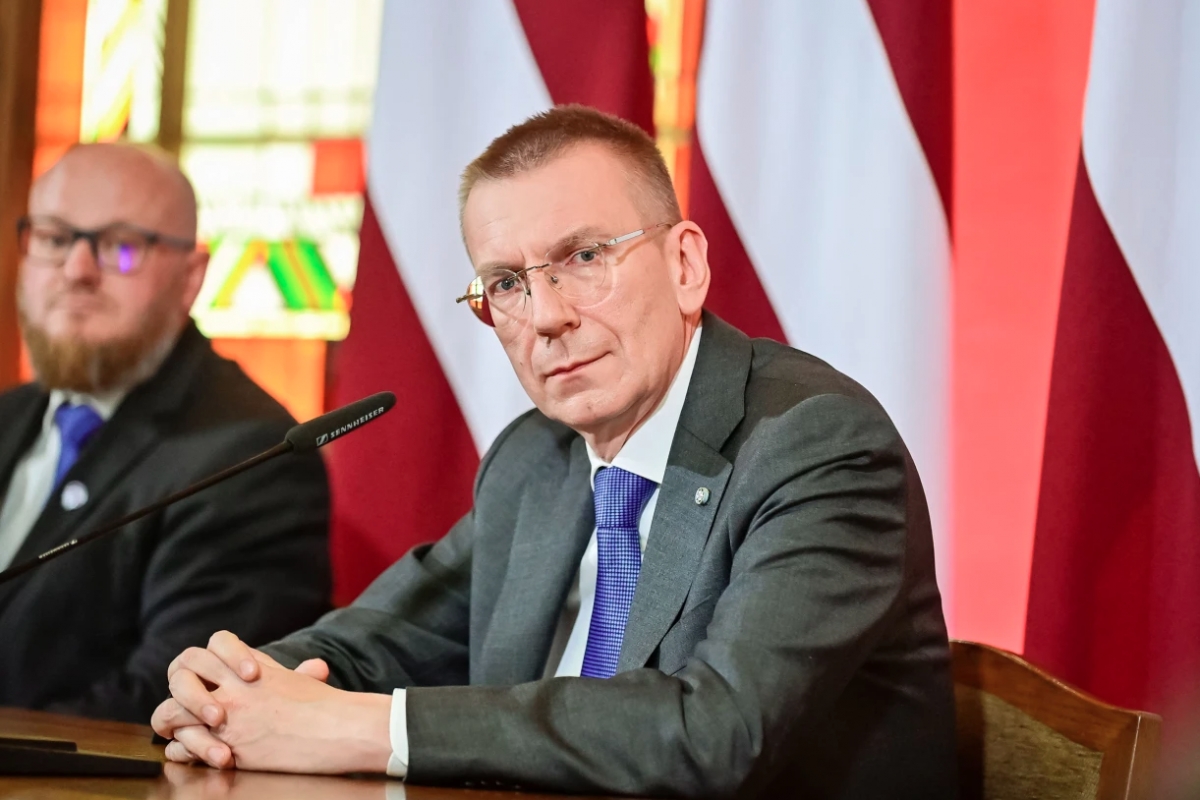 Tổng thống Latvia Edgars Rinkevics. Ảnh: NBC News