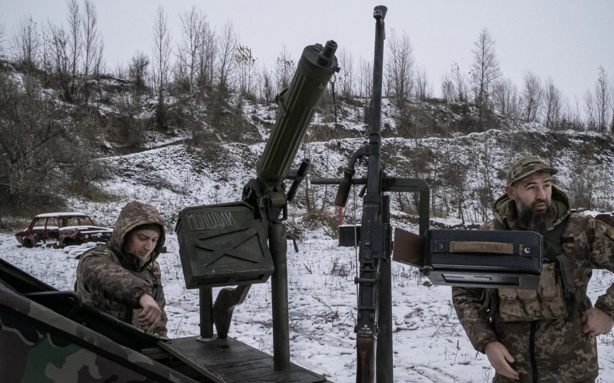 Lực lượng phòng không Ukraine. Ảnh: Nytimes.