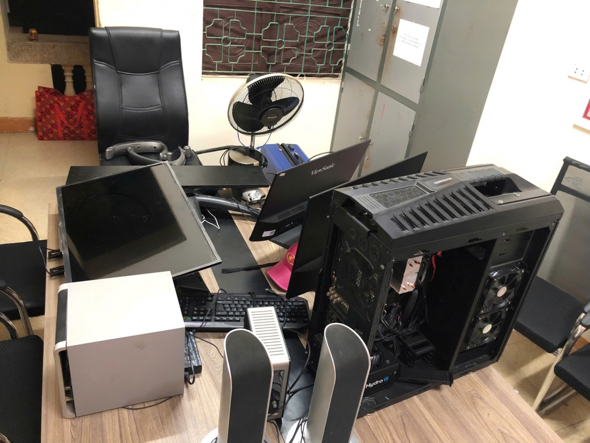 Tang vật thu giữ