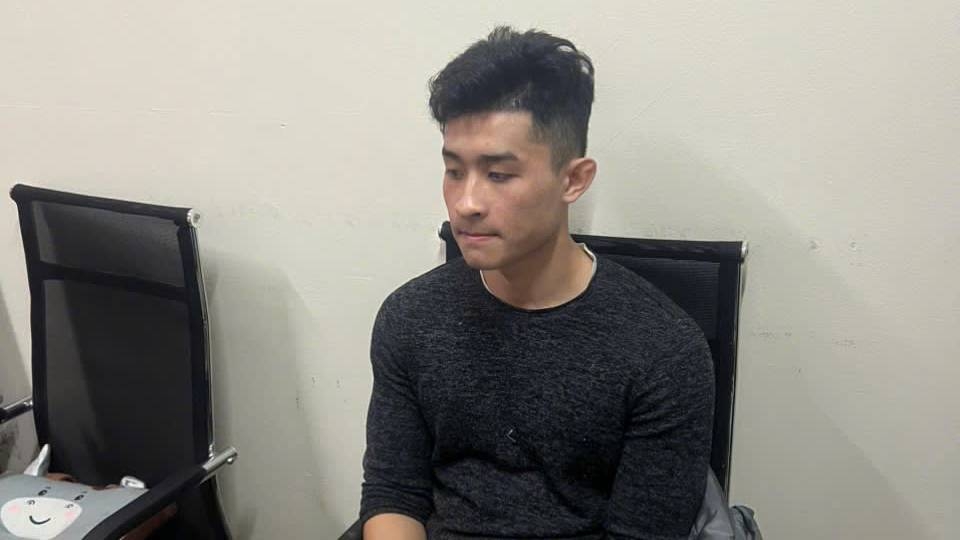 Nguyễn Thanh Phi tại cơ quan Công an