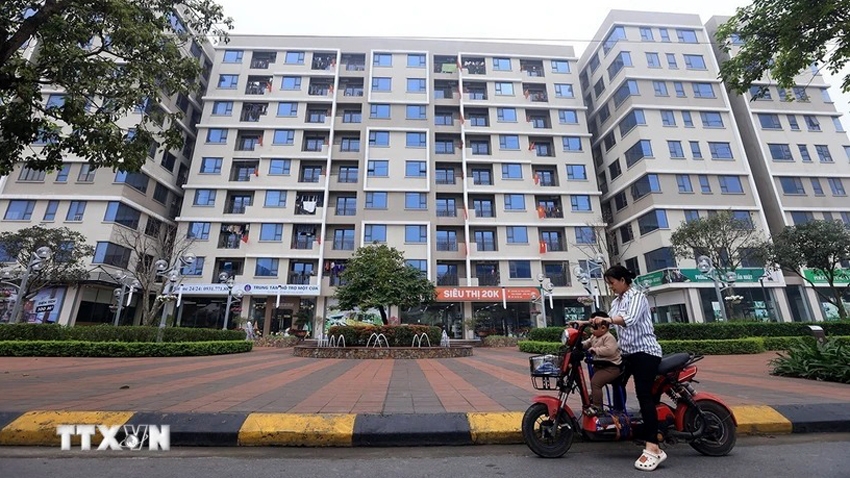 Một khu chung cư - Ảnh: Tuấn Anh/TTXVN