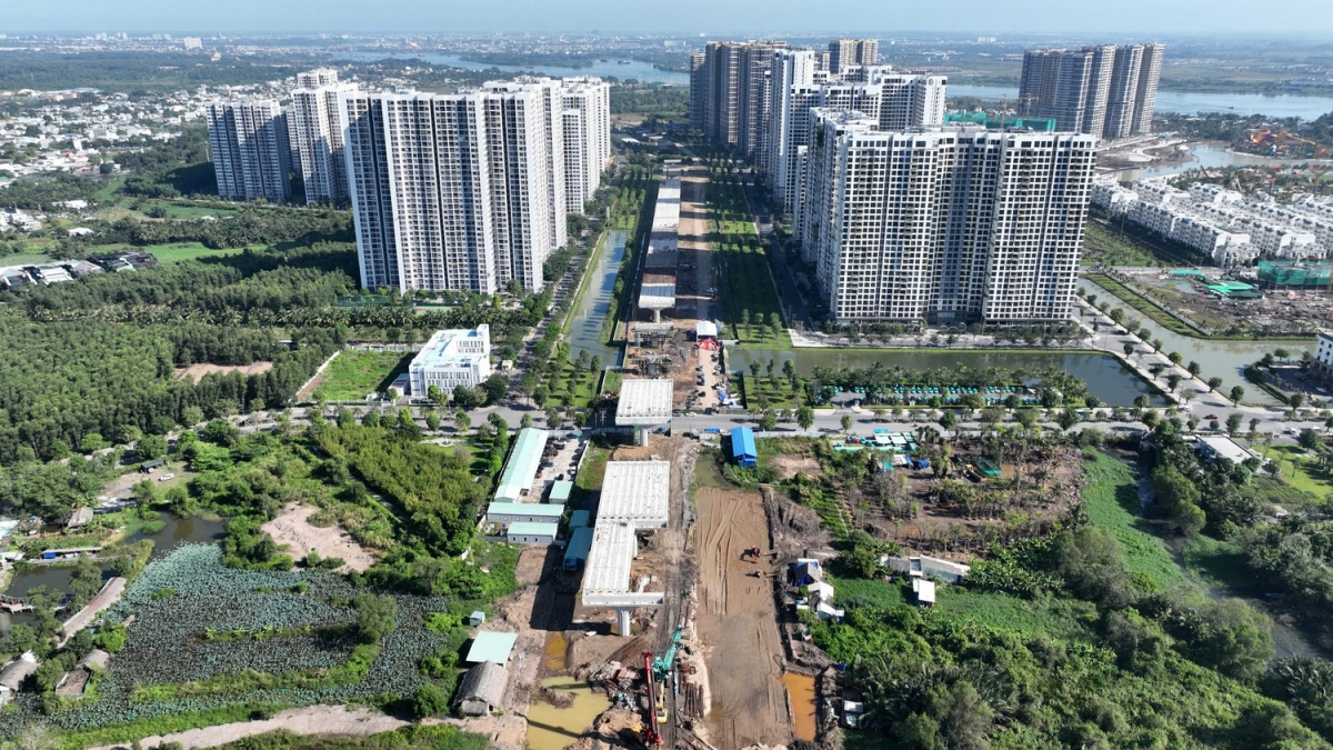 Vành đai 3 qua TPHCM đã đạt tổng khối lượng 30% (ảnh A.X)