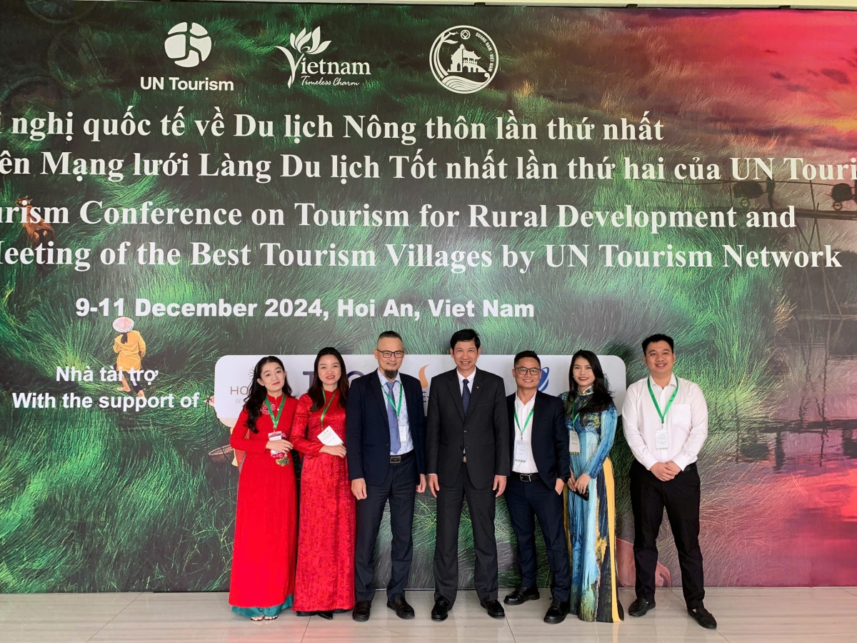 Hội nghị quốc tế về Du lịch Nông thôn lần thứ nhất của UN Tourism được tổ chức tại tỉnh Quảng Nam từ ngày 9 - 11/12/2024.