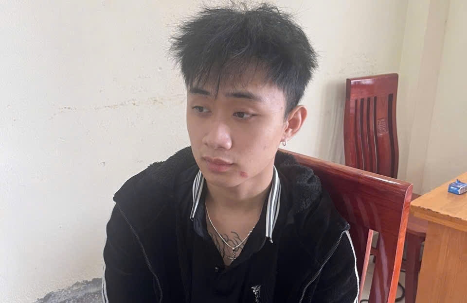 Đối tượng. Ảnh: Công an tỉnh Thái Bình cung cấp