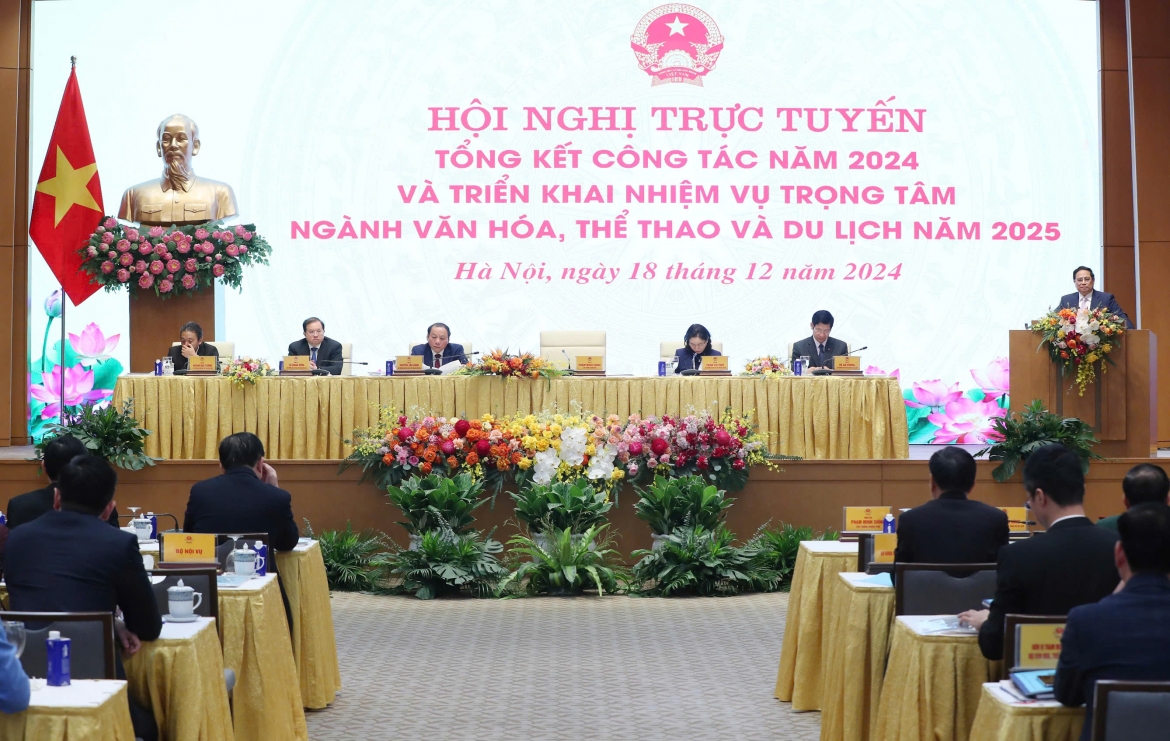 Hội nghị tổng kết năm 2024, triển khai nhiệm vụ trọng tâm 2025 ngành VHTTDL