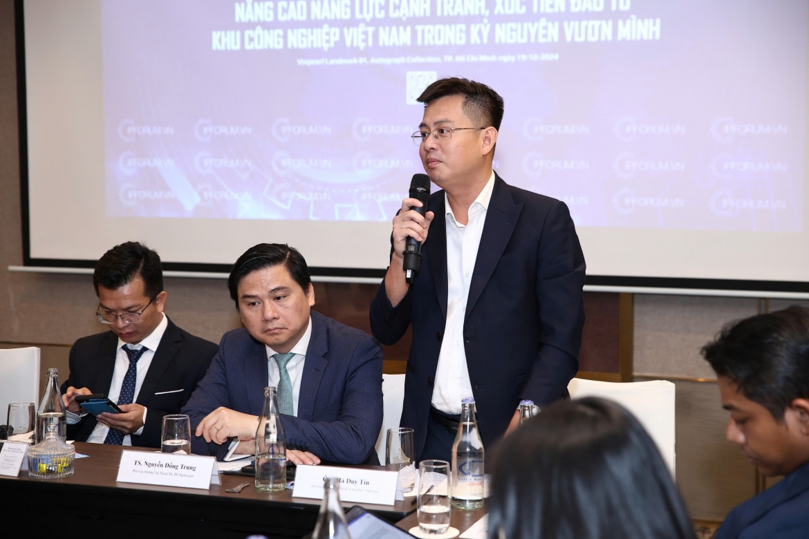 Ông Hà Duy Tín - Phó Chủ tịch Liên chi hội Bất động sản Công nghiệp Việt Nam (VIREA) chia sẻ kinh nghiệm.