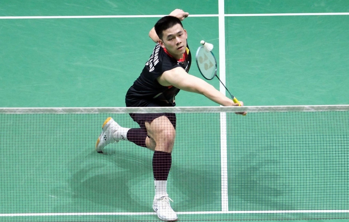 Tay vợt cầu lông Kunlavut Vitidsarn. 