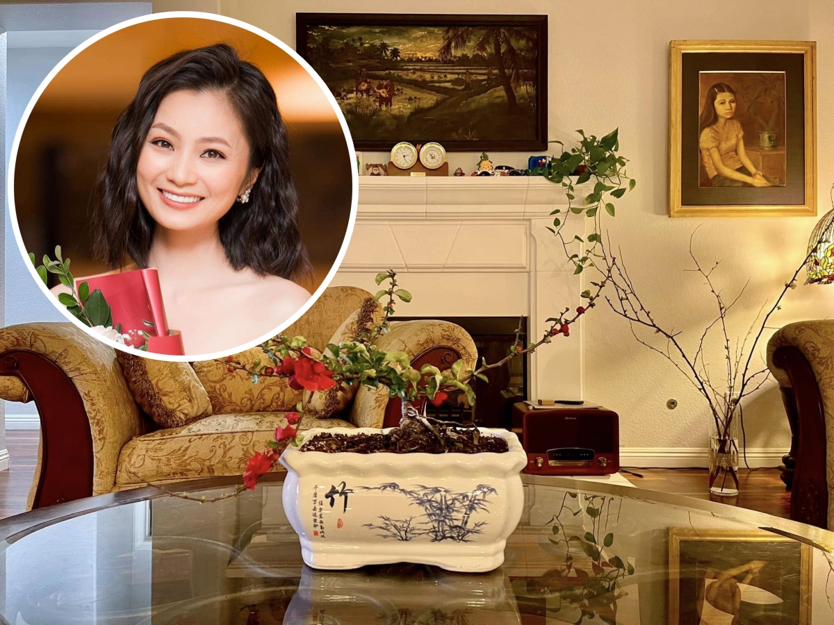Diễn viên Diệu Hương cho biết gia đình cô háo hức dọn dẹp, trang trí biệt thự, bày biện tinh tươm trước thềm Tết Nguyên đán 2025.