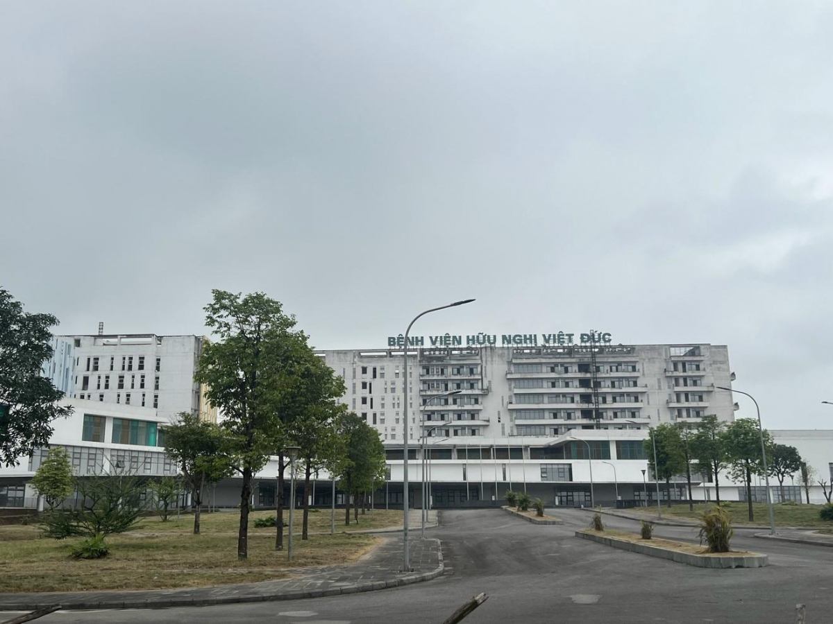 Dự án Bệnh viện Hữu nghị Việt Đức cơ sở 2: Ảnh: Chính Bình