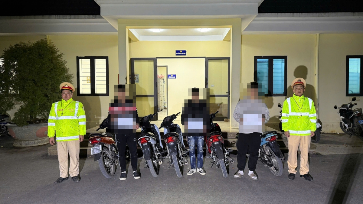 Công an huyện Mộc Châu tiến hành triệu tập và xử lý các thanh, thiếu niên vi phạm