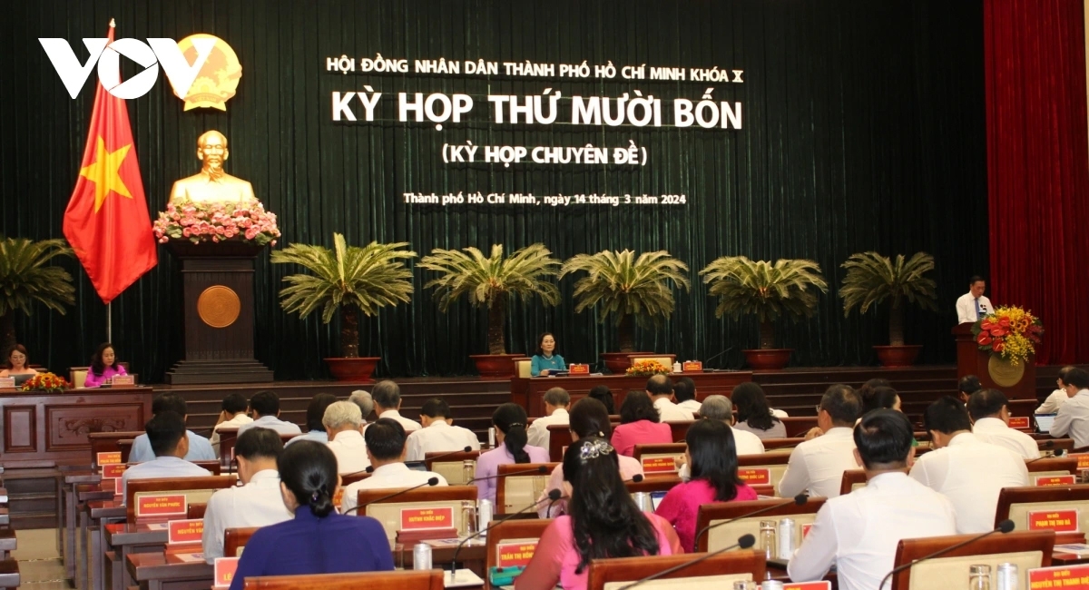 Một kỳ họp của HĐND Thành phố Hồ Chí Minh khóa X