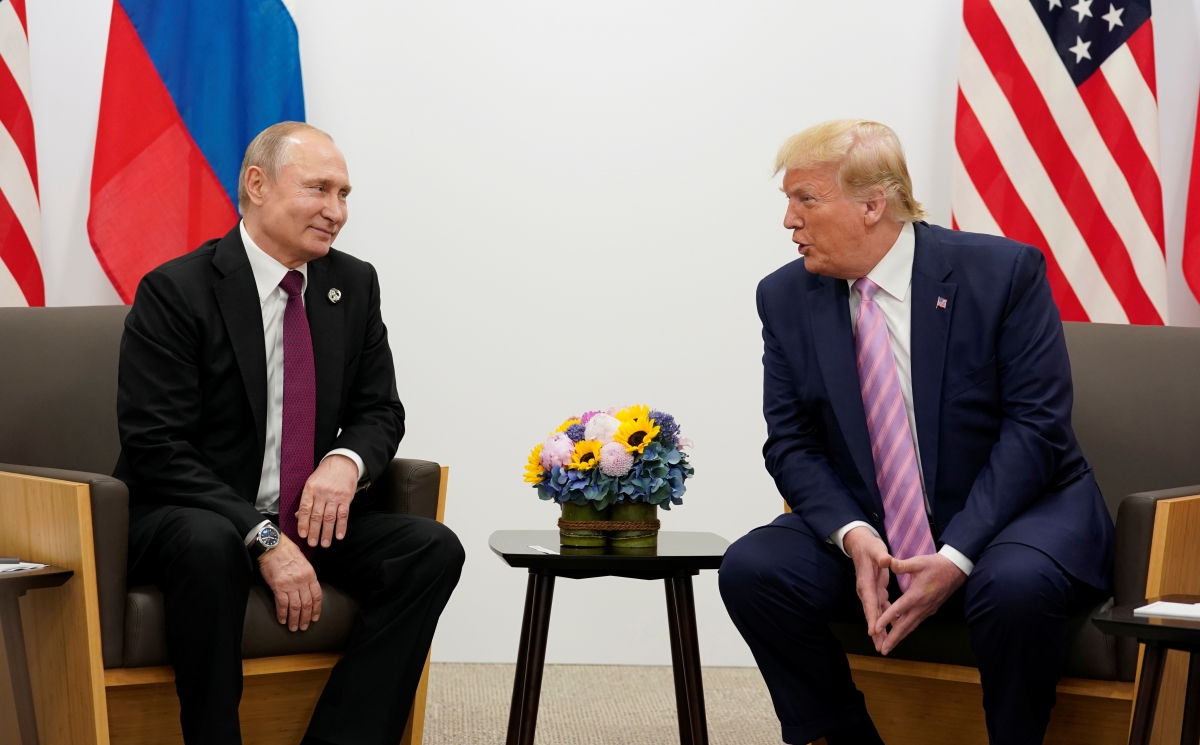 Tổng thống Nga Vladimir Putin và ông Donald Trump. Ảnh: Reuters