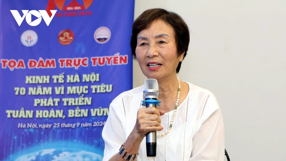 PGS.TS Bùi Thị An - Viện trưởng Viện Tài nguyên, Môi trường và Phát triển cộng đồng