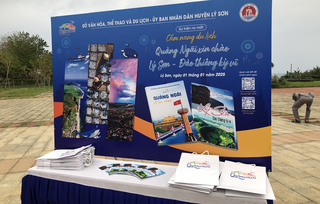 Ra mắt cẩm nang du lịch Quảng Ngãi xin chào Lý Sơn- Đảo thiêng kỳ vĩ