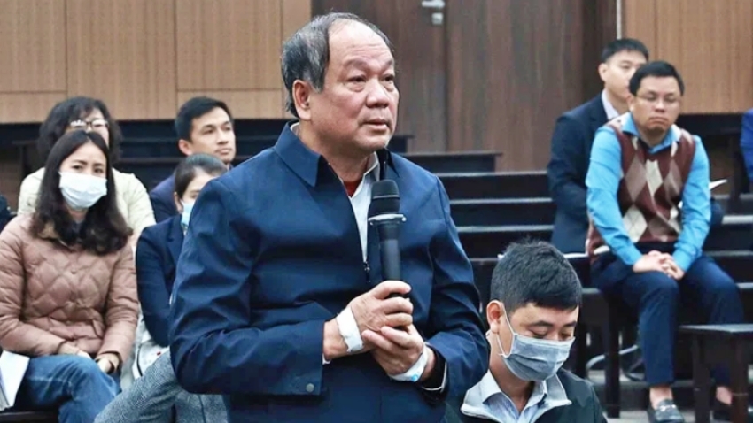 Bị cáo Mai Tiến Dũng tại toà.