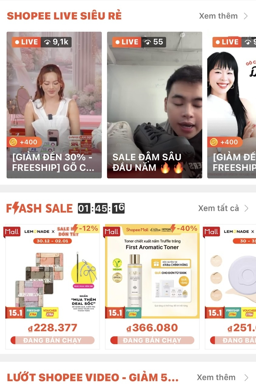 Hành vi mua sắm của người Việt đang có xu hướng chuyển dịch từ kênh bán hàng lẻ truyền thống như chợ, tạp hóa sang siêu thị tiện lợi và trên các nền tảng thương mại điện tử như Shopee, TikTokShop