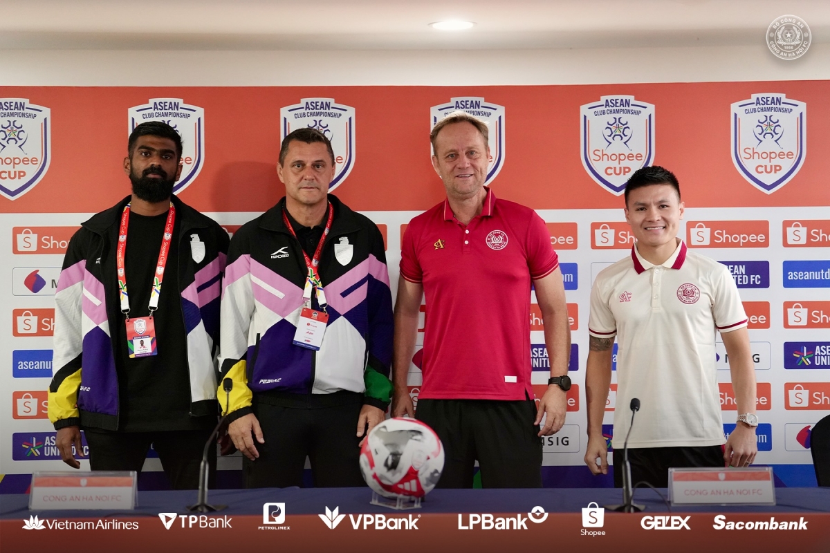 Hình ảnh họp báo trước trận. (Nguồn: CLB CAHN). 