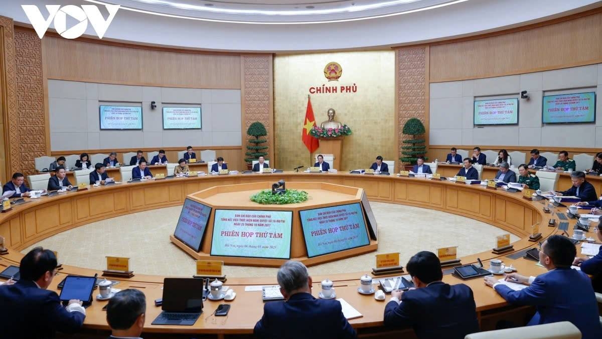 Phiên họp thứ 8 của Ban Chỉ đạo tinh gọn bộ máy của Chính phủ