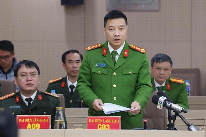 Thượng tá Vũ Thanh Tùng, Phó Cục trưởng Cục Cảnh sát điều tra tội phạm về tham nhũng, kinh tế, buôn lậu, Bộ Công an.