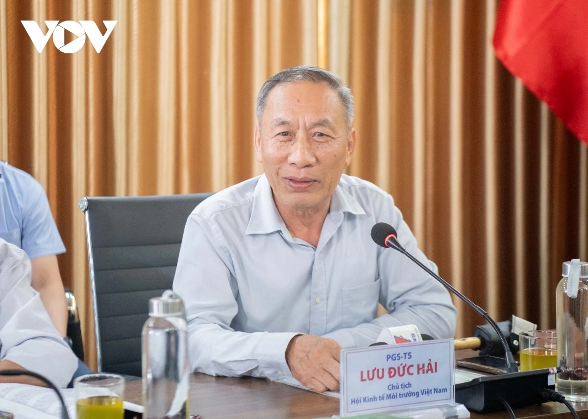 PGS.TS Lưu Đức Hải, Chủ tịch Hội Kinh tế môi trường Việt Nam