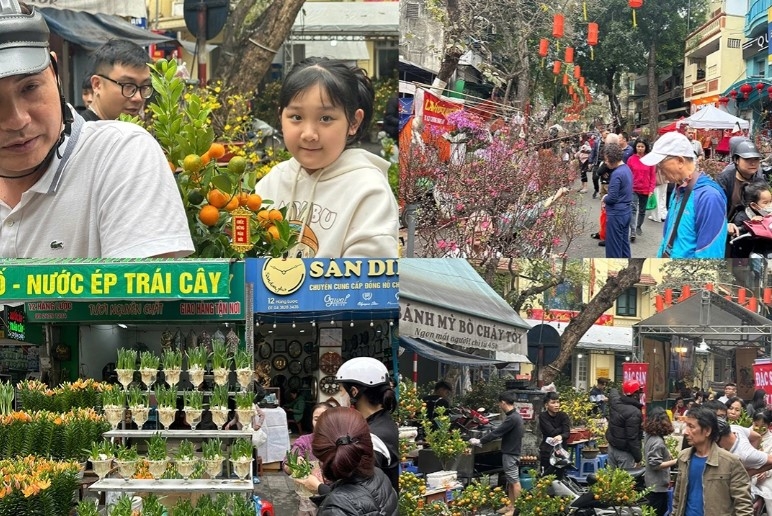This year, the oldest flower market in Hanoi operates from the 15th to the 29th day of the 12th lunar month to welcome the Tet holiday.