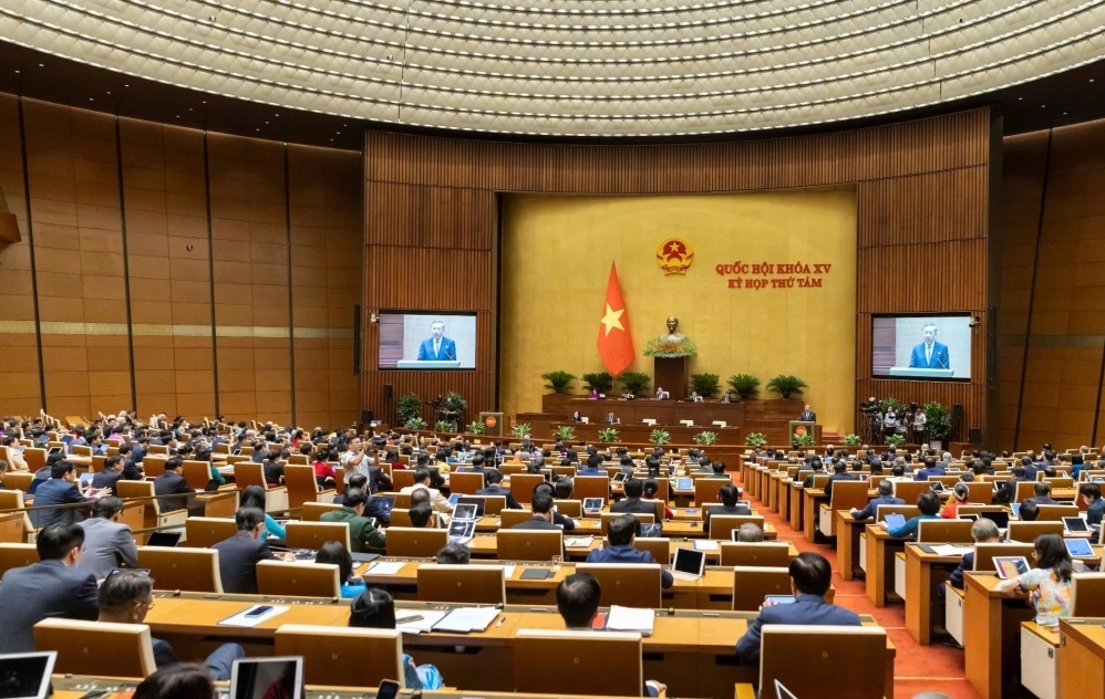 Tổng Bí thư Tô Lâm phát biểu tại Phiên khai mạc Kỳ họp thứ 8, Quốc hội khóa XV, nhấn mạnh yêu cầu tháo gỡ "điểm nghẽn" thể chế