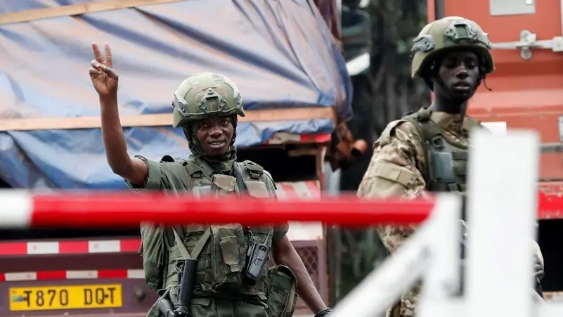 Thành viên nhóm vũ trang M23. Ảnh: Reuters