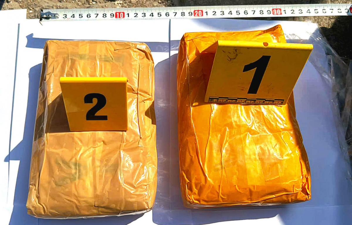 Ma túy bị thu giữ.