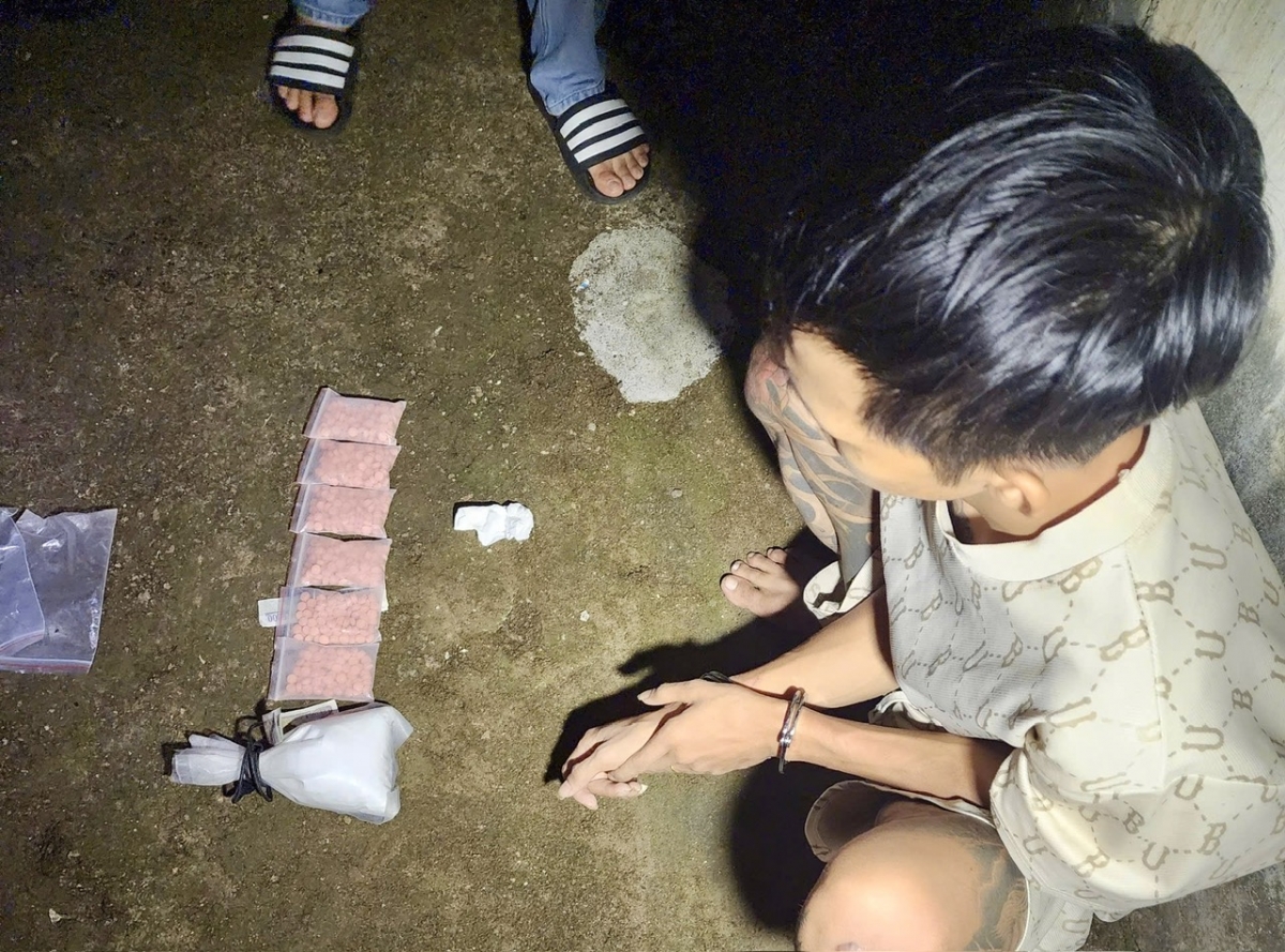 Tang vật tại hiện trường 