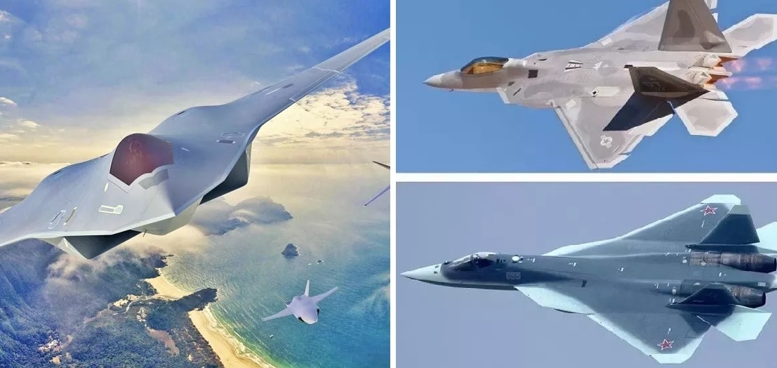 Máy bay tiêm kích thế hệ 5 và 6. Ảnh minh họa: Defense News.