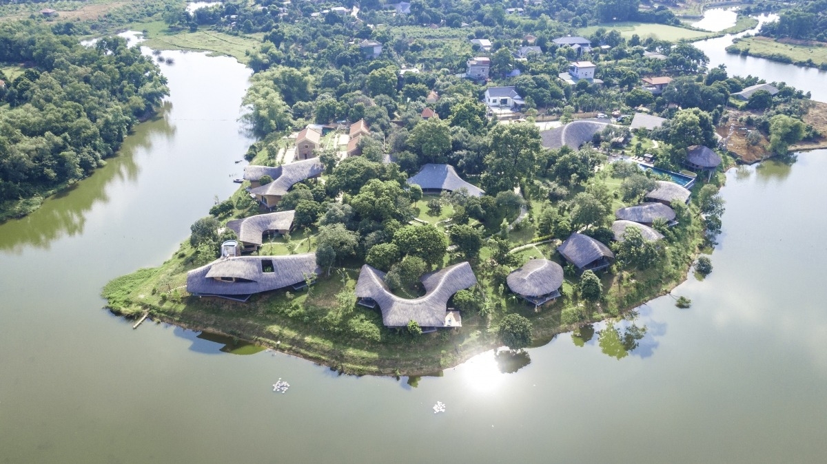 Các khu nghỉ dưỡng ở ngoại thành Hà Nội thường hút khách dịp Tết. Nguồn: Tomodachi Retreat Làng Mít